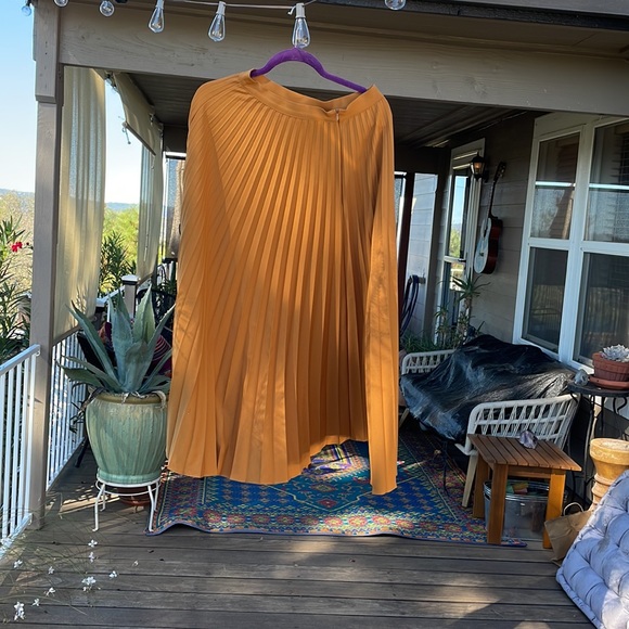 MR LARKIN lily skirt size small Sienna colorway. Pleated full midi skirt. - Picture 10 of 10